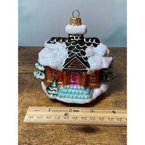 Christmas Ornament House by Sewerynski Handmade Poland Xmas